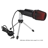 Mikrofon do podcastów, mikrofon pojemnościowy Wyciszanie jednym przyciskiem USB do studia