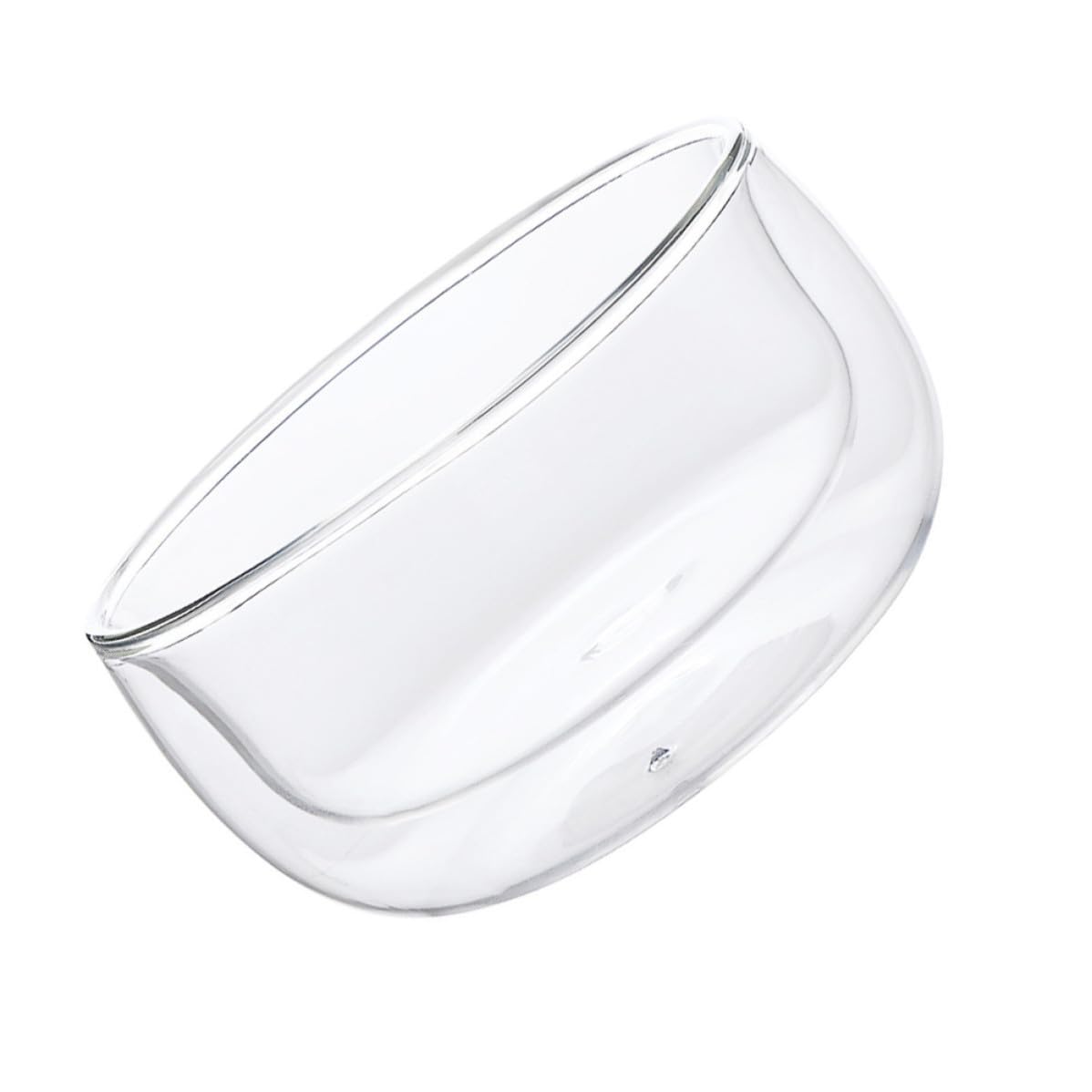 Cuenco de vidrio borosilicato duradero y transparente iplusmile