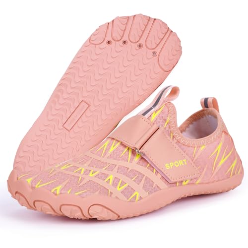 Image of Orgone Hike Footwear Barefoot Shoes Womens Mens, Pro Shoes Women Men Barefoot Hike Shoes Travel Shoes, Healthy & Non-Slip Breathable Barefoot Shoes, Pink A04