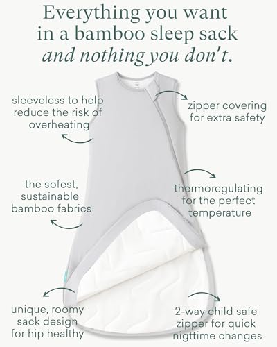 Image of PurComfy Extra-Long Toddler Sleep Sack, Premium Bamboo Viscose Warm Sleeping Bag Supersoft 1.0 TOG Wearable Blanket 3T-4T-5T