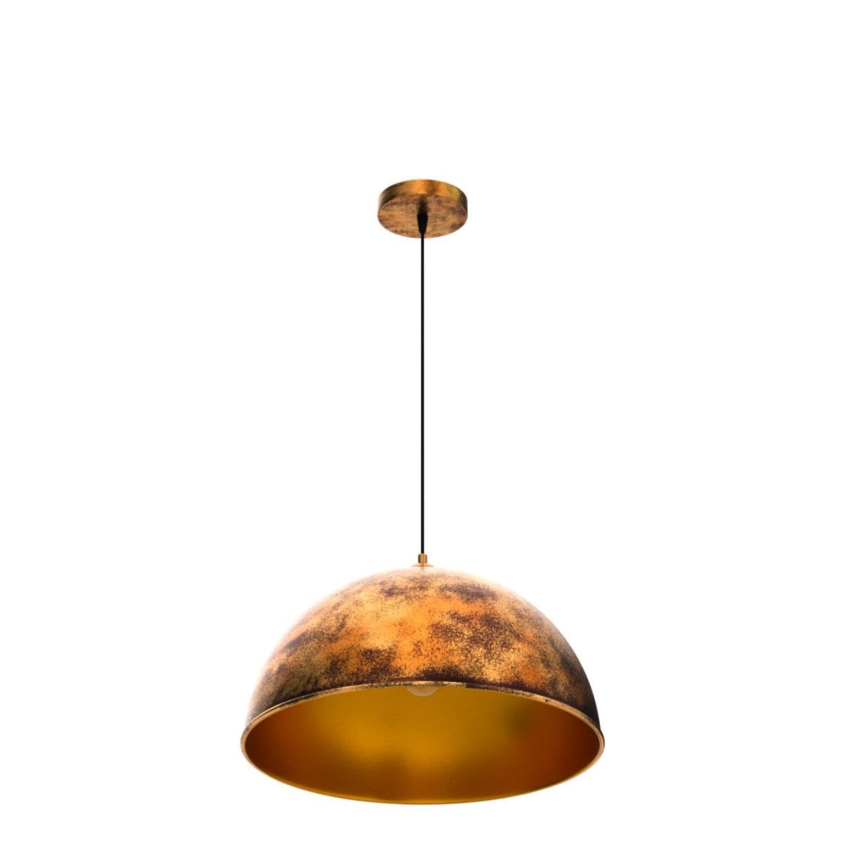 bamyum Diametro 50 cm Lampada a Sospensione Grande Moderno E27 Lampada da Soffitto Illuminazione Lampada Moderni a Sospensione Isola Cucina Tavolo da Pranzo Vintage Plafoniera
