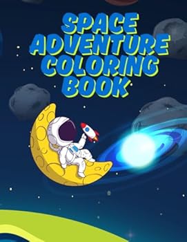 Paperback Space Adventure Coloring Book