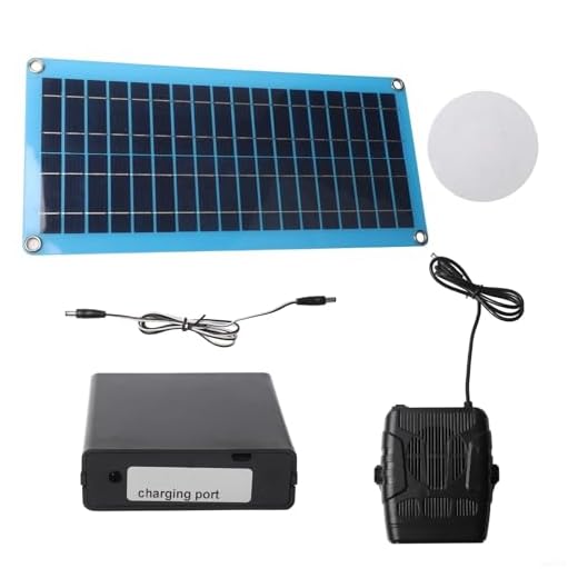 Awroutdoor Heizmatte Zimmergewächshaus 21W Wasserdicht Wärmematte Reptil Dragon Temperatur Heizkissen Amphibien Pet Mat Wärmer Hydrokultur Heizung Pad, 20,75"x10" Zoll 12 Yhenlovtt Tragbare Solarheizung für Hühnerställe, Hundehäuser und kleine Gewächshäuser, 12 V DC Warmluftgebläse, netzunabhängige Heizlösung (A)