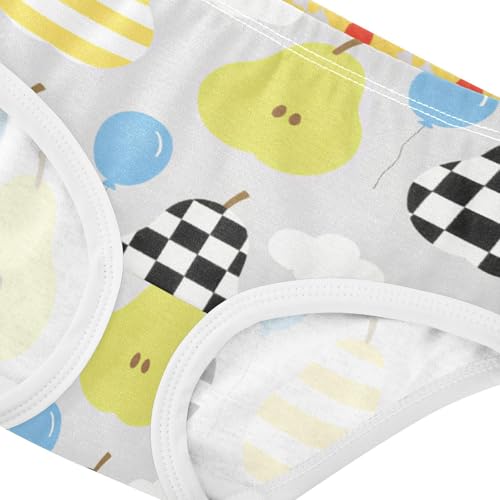GuoChe Cotton Panties Panties Toddler Cotton Underwear for Toddler in Sizes 2T,3T, 4T, 5T, 6Y and 8Y4