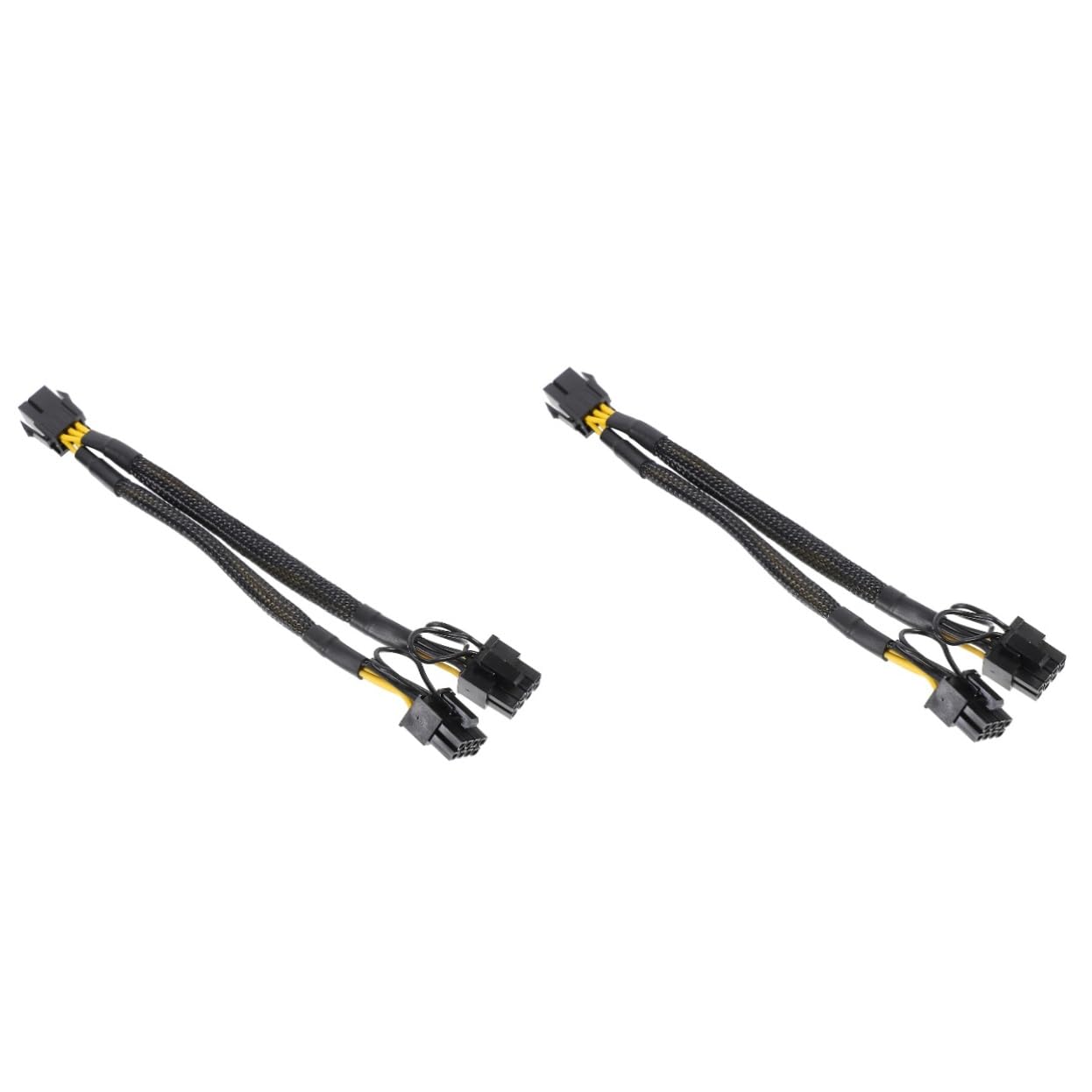 Cable de alimentación gráfica doble con divisor de corriente y conectividad estable PCIe 8