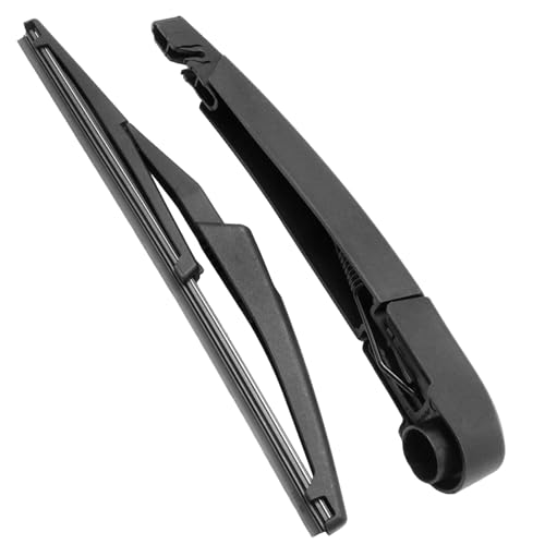MospdyGear Kit d'essuie-glace arrière noir avec balai d'essuie-glace de rechange pour Fiat Tipo 2015-2020