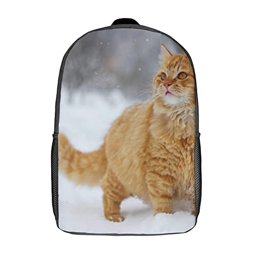 Sac à dos école chat 3D parfait pour les cours et les voyages des ados