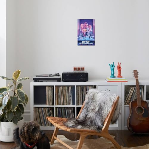 Image of Netflix KPop Demon Hunters (2025) - One Sheet Wall Poster, 19L inch x 13W inch, Premium Unframed Version