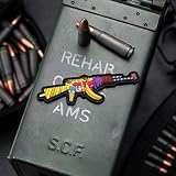 Ice Cream Gun AR-15 AK-47 PVC Morale Patch by NEO Tactical Gear (AR-15)