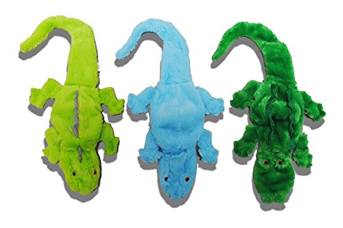 Jolly Pets Squeak-A-Mal Tug/Squeak Dog Toy, Small, Lizard (SL18)