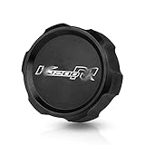 Material: CNC Aluminium Motorrad CNC Heckbremse Hauptzylinder-Reservoir-Abdeckkappe/Fit für K 1200 R/Fit für BMW K1200R 2004-2009.K1200 R Sport 2005-2008 2006 (Color : Black)