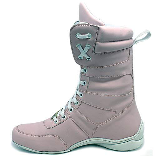 Bota Fitness Feminina Treino Academia Crossfit Lançamento Cor:Rosa;Tamanho:36