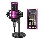 Roleader USB Condenser Podcast Recording Microphone: Professional Multipurpose Music Studio Singing Mike Cardioid XLR Mic Set for YouTube Gaming Voice Over Streaming Broadcast 1