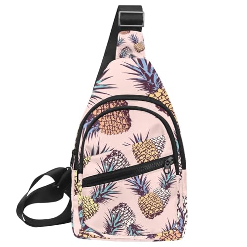 Bolso de hombro cruzado con estampado frutal multicolor de 30x18 cm para mayor libertad