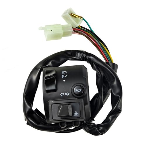 Control de luz de doble flash e intermitentes para manillar de moto 6
