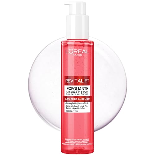 L'Oréal Paris Revitalift Exfoliante Limpiador en Sérum con 3,5% de Ácido Glicolico 150 ml