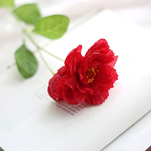 15 Pcs- Latex Corn Poppies Decorative Silk Fake Artificial Poppy Flowers For Wedding Holiday Bridal Bouquet Home Party Decor #TOP2
