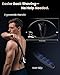 VIKICON 6D Back Shavers for Men: Self Shaving Body Shavers w/Foldable Long Handle, Waterproof Cordless Electric Razor, Male Grooming Kit Hair Removal for Body Face Head, Men's Gifts, Silver