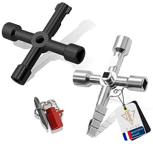 DuEgg Clé Universelle 2 Pièces, Portable Multifonction Pour Tous ...