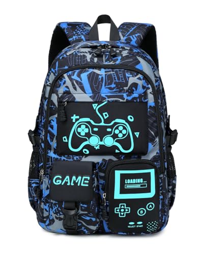 Image of mezhsa School Boys Backpack kids bookbag for Children Elementary Middle Durable Waterproof bags