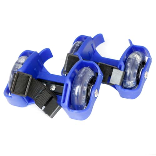 LIFKICH Patines Ruedas Ajustables y Material PU y Acero al Carbono Diseño de Tornillo Portátil Ideales para Uso al Aire Libre