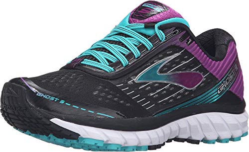 Brooks Women's Ghost 9 Black/Sparkling Grape/Ceramic Running...