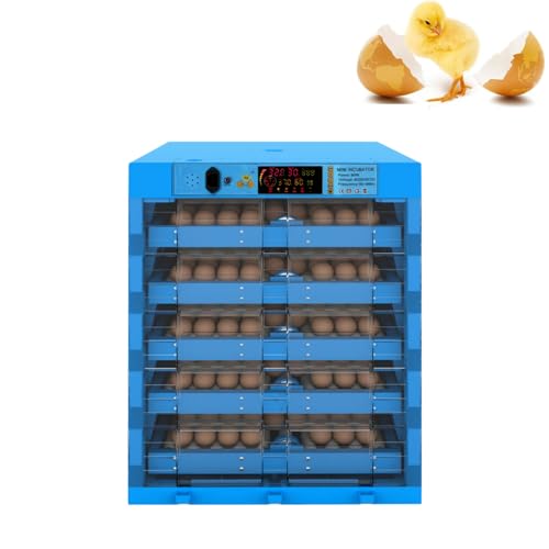 ZephyrGlow Incubadora Totalmente Automática con Control de Temperatura y Giro Automático de Huevos - Incubadora de Huevos para Gallina, Codorniz y Pato,320Egg