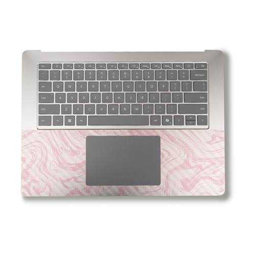 Image of Carbon Fiber Laptop Skin Compatible with Alienware X16 R2 (2024) - Silky Pink - Premium 3M Vinyl Protective Wrap Decal Cover - Easy to Apply | Crafted in The USA by MightySkins