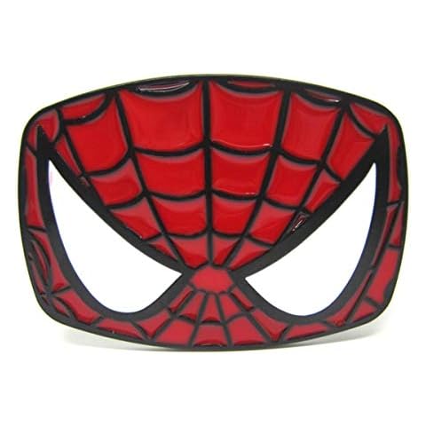 JiuErDP 3pcs Superhero Spiderman Mask Belt Buckle American TV Series Belt Buckle Belt Buckles (Color : A, Size : 1.5in) Cover