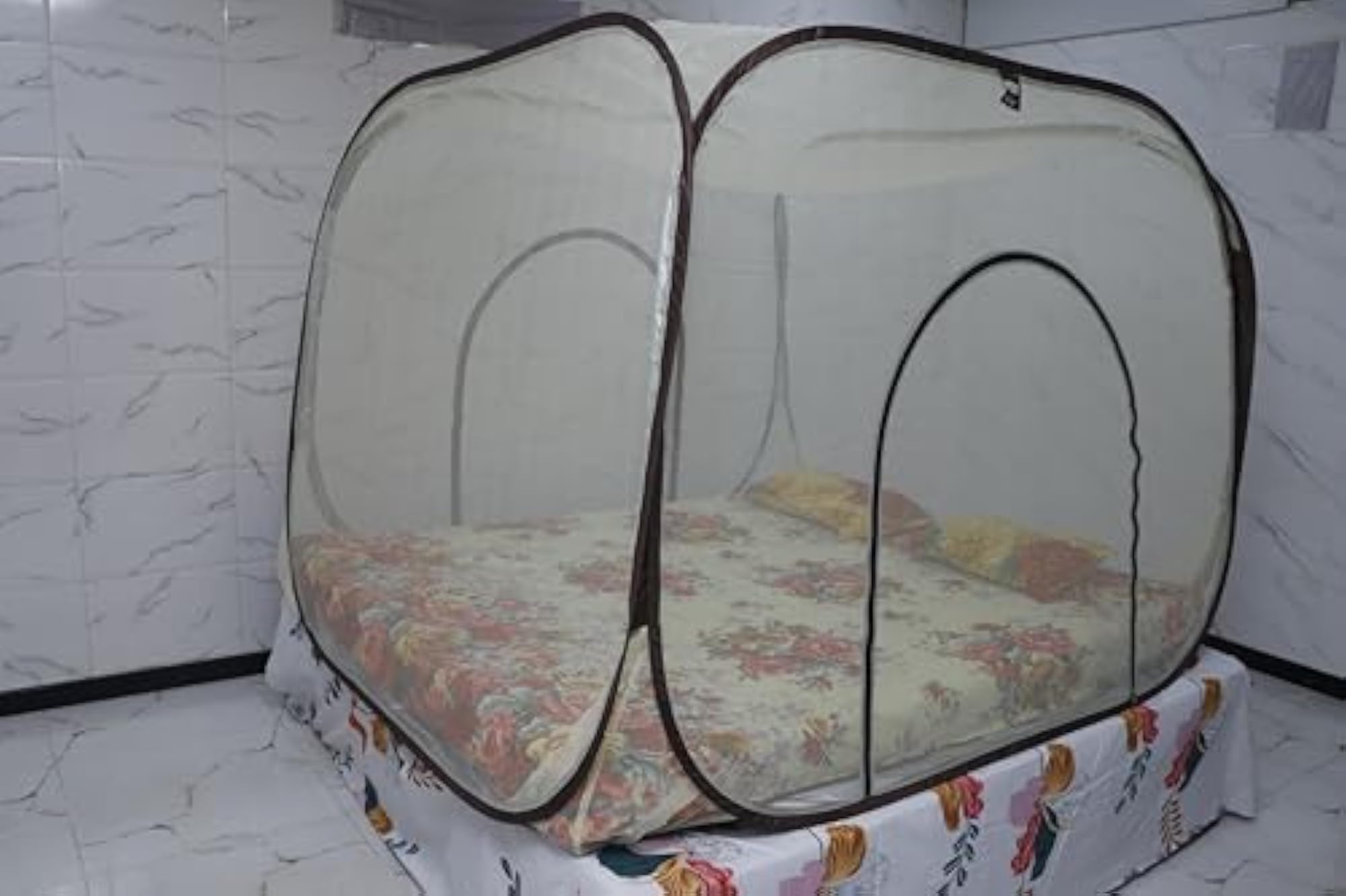 Double Bed Foldable Mosquito Safety Net 5ft X 6.5ft