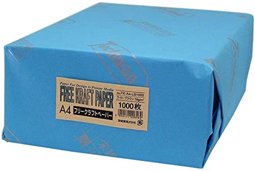 SAKAEテクニカルペーパー フリークラフトペーパー 70g/m2 A4 ライトブラウン 徳用 1000枚 AZ FK-A4-LB1000 amazon仕様