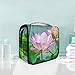 Beauty case da viaggio a forma di ninfea, con fiore di loto, borsa da trucco, multifunzione, portatile, per donne e ragazze