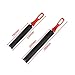 2 pieces Diamond-Shaped Saw Files for Sharpening and Straightening Hand Saws, 150mm 200mm Steel Rasp with Soft Rubber Handle, for Metalworking and Industrial Use
