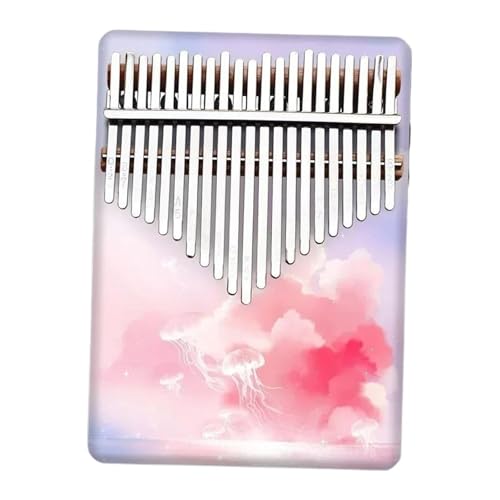 Kalimba Instrument 21 Tasten Kalimba Chromatisch Kleine Holz Kalimbas Professionelle Musiktastatur Anfänger Daumen Klavierinstrumente(Style 8)