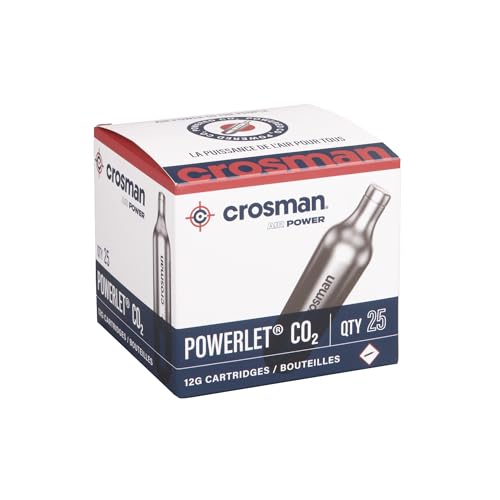 Crosman 25-Count 12-Gram CO2 Cartridges For Air...