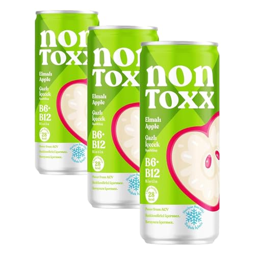 Nontoxx Elmalı Sirkeli Gazlı İçecek 250 ml (3 paketi)