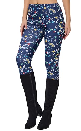 Image of sissycos Women's 80s Leggings Neon Artistic Splash Printed Buttery Soft Stretchy Pants
