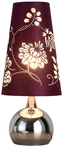 Dorm Office Table Lamp Light Desk Lamps Lights Lampe De Bureau À La Lampe LED Moderne Abat-Jour En Tissu Romantique Romantique Simple Lampe Chromée Durable Bedside Desk Light Reading Work Study,Colour