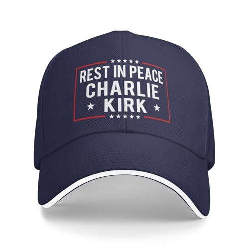 HACXZ Homenaje a Charlie Kirk en Paz Gorras Republicanas con Gorra de béisbol de Charlie