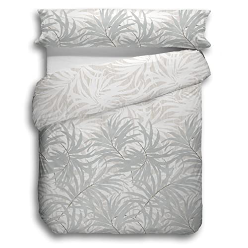 LEBENGOOD Juego de Funda Nórdica 50% Algodón para Cama con Funda Almohada Funda de Edredón Colcha Sábana. Juego de Ropa Cama… (Caddi Arena 105)
