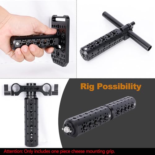 Image of NICEYRIG Cheese Mounting Plate Camera Accessory Extension Handle Grip - 600