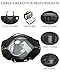 Women Weekender Travel Duffle Bag: Travel Duffel Overnight Bags with Shoe Compartment Large Carry on Tote with Toiletry Bag Weekend Traveling Yoga Gym Hospital Bag for Women with Wet Pocket Black