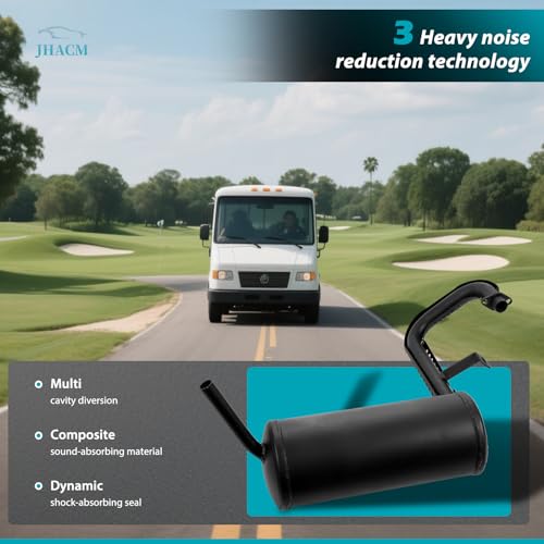 Image of Golf Cart Muffler FE290 101859301 Compatible With Club Car Gas FE290 Kawasaki Motor 1994-2014 Golf Cart