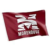 Desert Cactus Morehouse College MC Flag - 3 x 5 Feet Tigers Banner, Indoor/Outdoor Durable Fabric, 100% Polyester Design (Style 3)