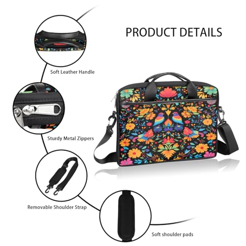 Maletín delgado para laptop 15 pulgadas estilo étnico miniatura 4
