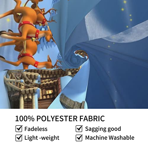 Santa Claus With Reindeer Printed Interior Decorative Wall Tapestry For Beautiful Wall Hanging In Living Rooms, Bedrooms, And Home Decor #TOP7