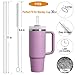 6-Pack Replacement Straws for Stanley 30 OZ Cup, Straw for Stanley Quencher 30OZ Tumbler, Reusable,Dishwasher Safe,Food Safe,BPA Free,Made of Tritan,Clear