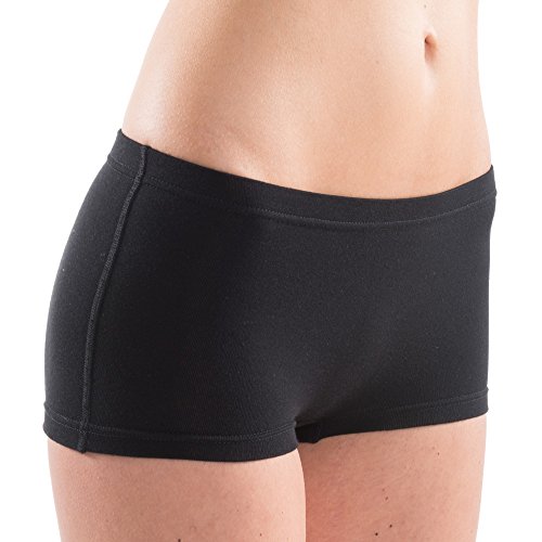 HERMKO 65700 Damen Sport-Pant schnelltrocknend + atmungsaktiv, Farbe:schwarz, Größe:44/46 (L)