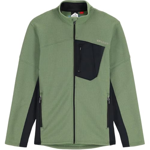 Image of Spyder Men's Bandit Hybrid Full Zip Mid Layer Jacket