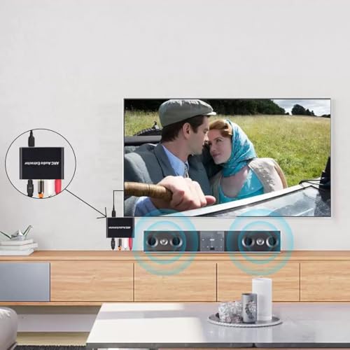 Extractor de audio HDMI ARC para escuchar la televisión con auriculares de 3.5 mm 4